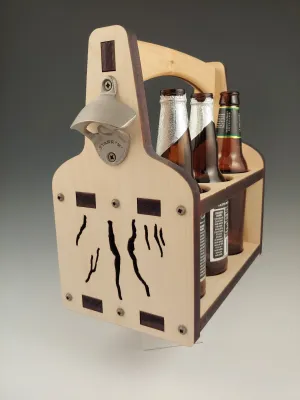 Finger Lakes Wood Beer Caddy