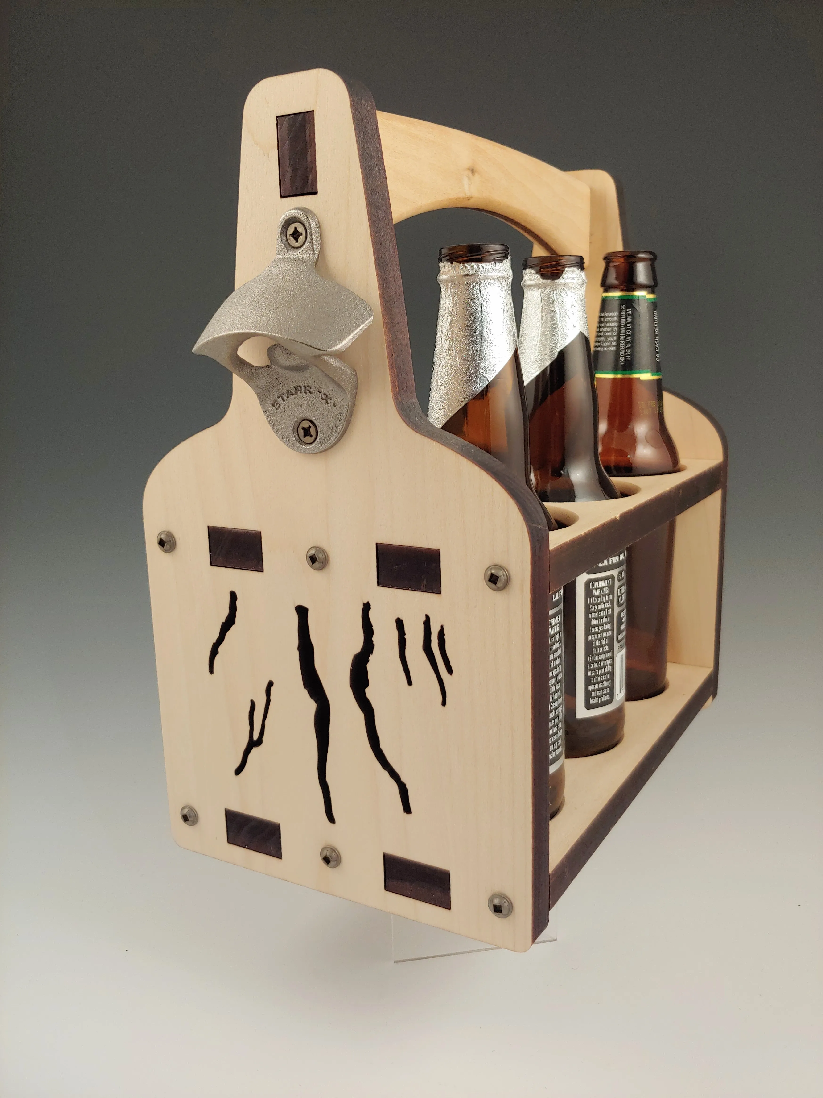 Finger Lakes Wood Beer Caddy