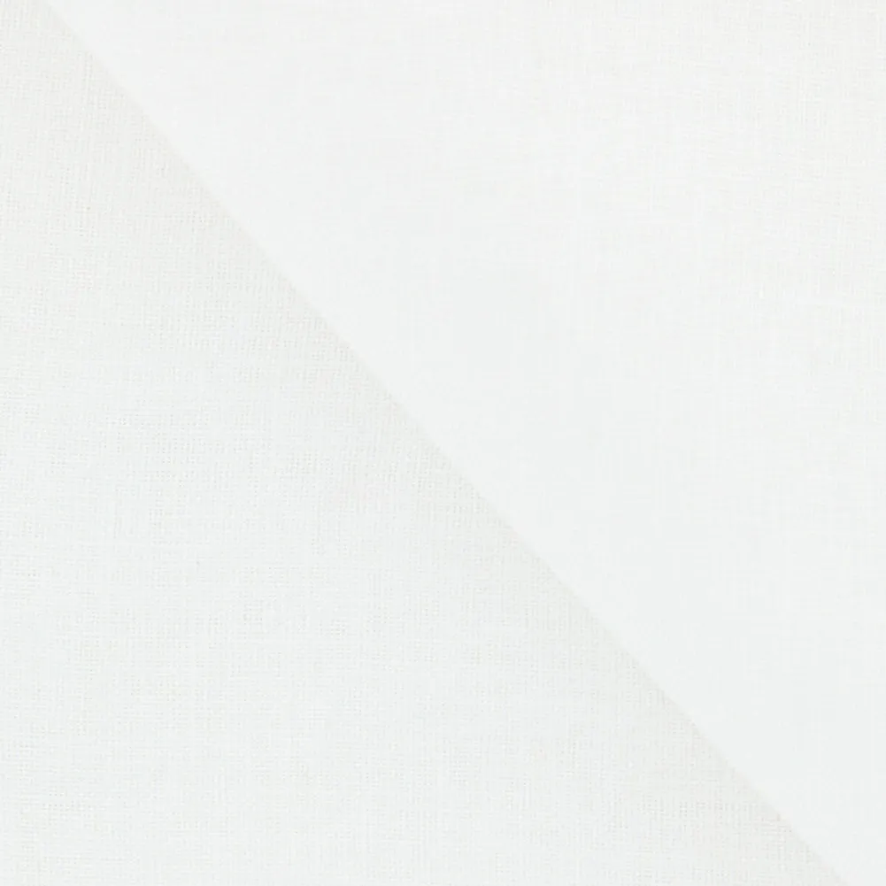 Fiori Di Lusso White Linen Pocket Square