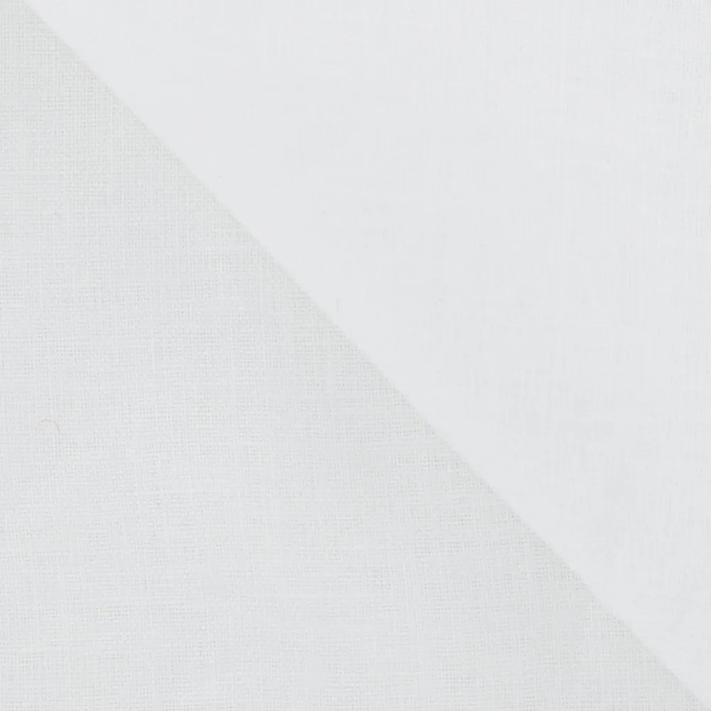 Fiori Di Lusso White Linen Pocket Square