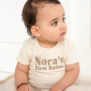 First Rodeo Birthday Signature Bodysuit