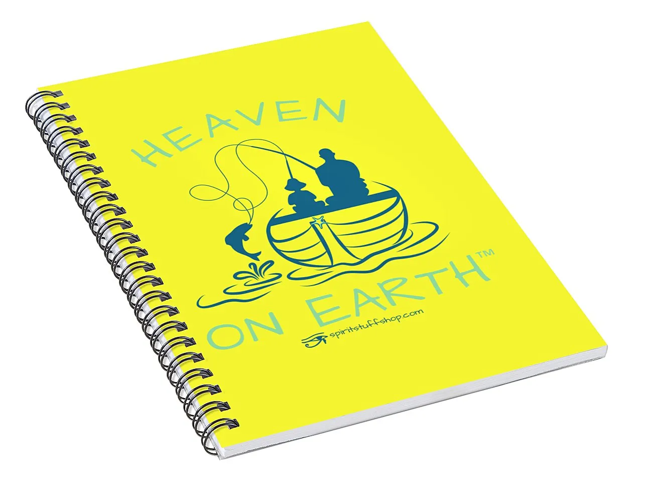 Fishing Heaven On Earth - Spiral Notebook