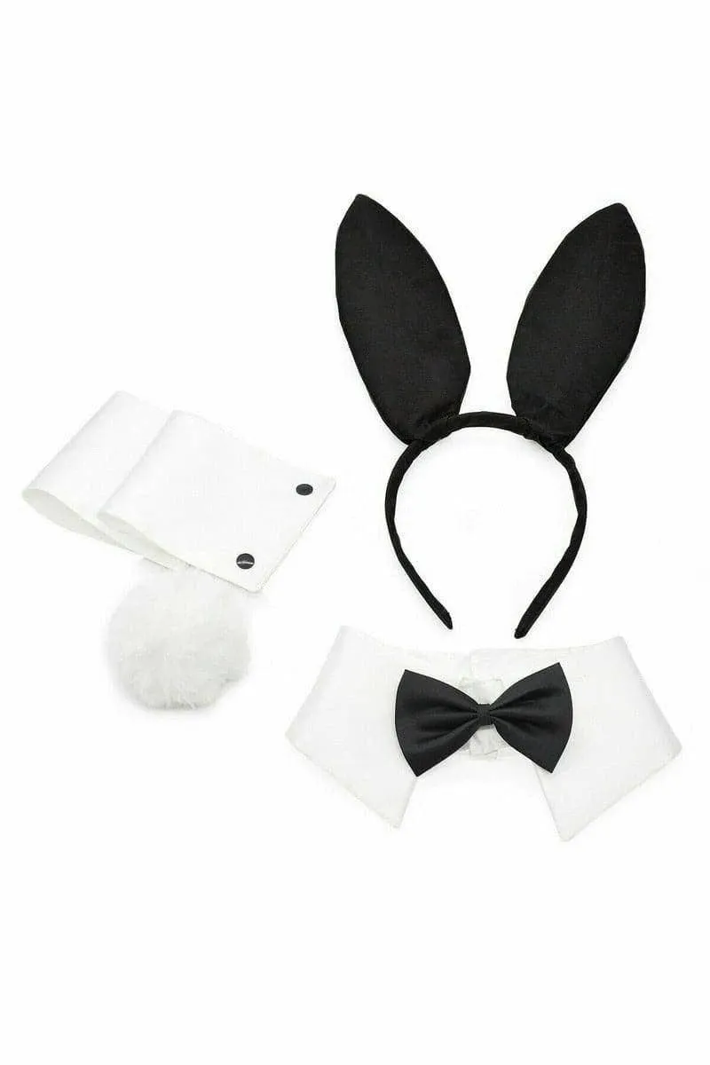 Five Piece Collar and Cuff Bunny Set
