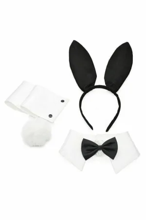 Five Piece Collar and Cuff Bunny Set