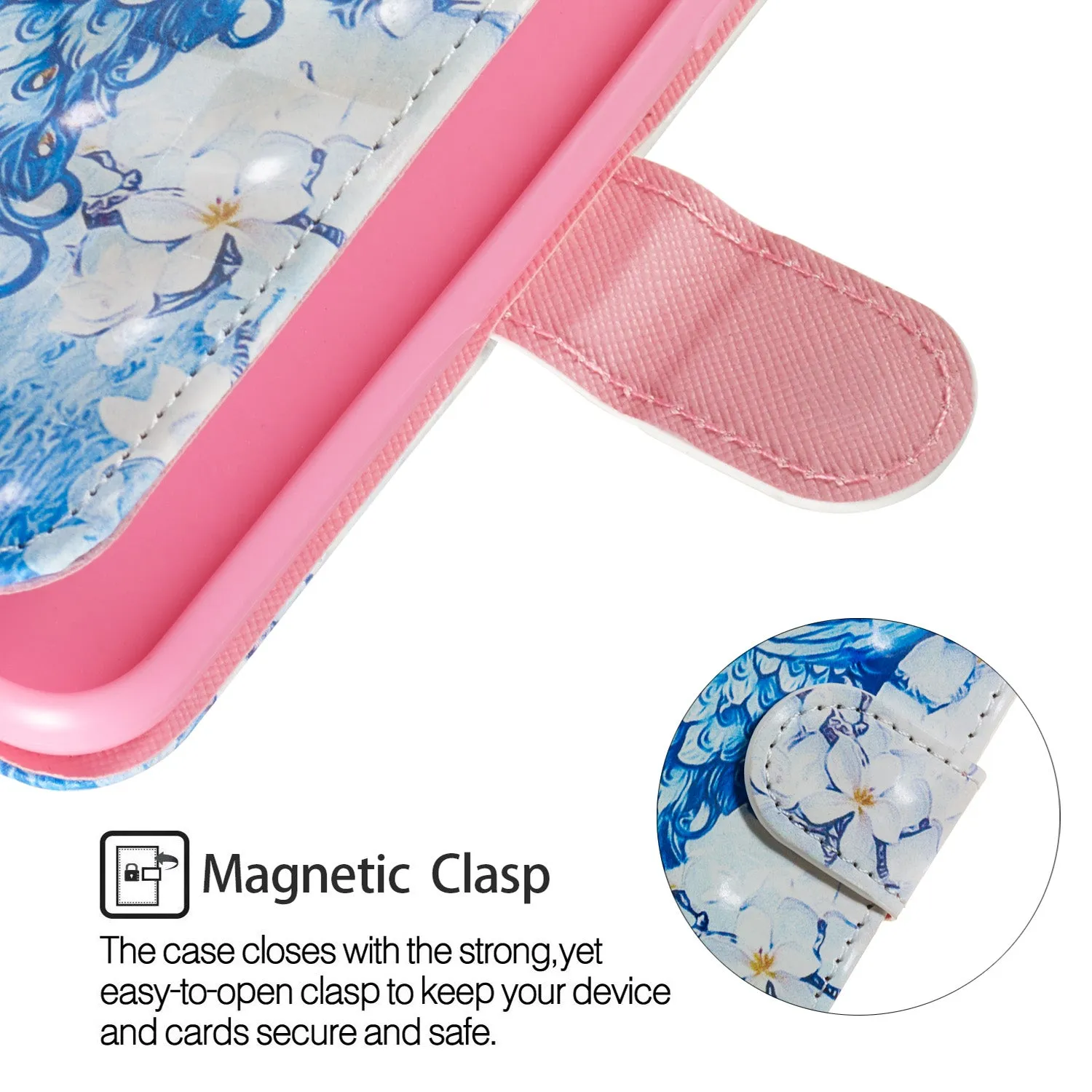 For HUAWEI honor 7C / Enjoy 8/Y7PRIME 2018/Y7 PRO 2018/NOVA2 LITE 3D Coloured Painted PU Magnetic Clasp Phone Case with Card Slots Bracket Lanyard Wolf