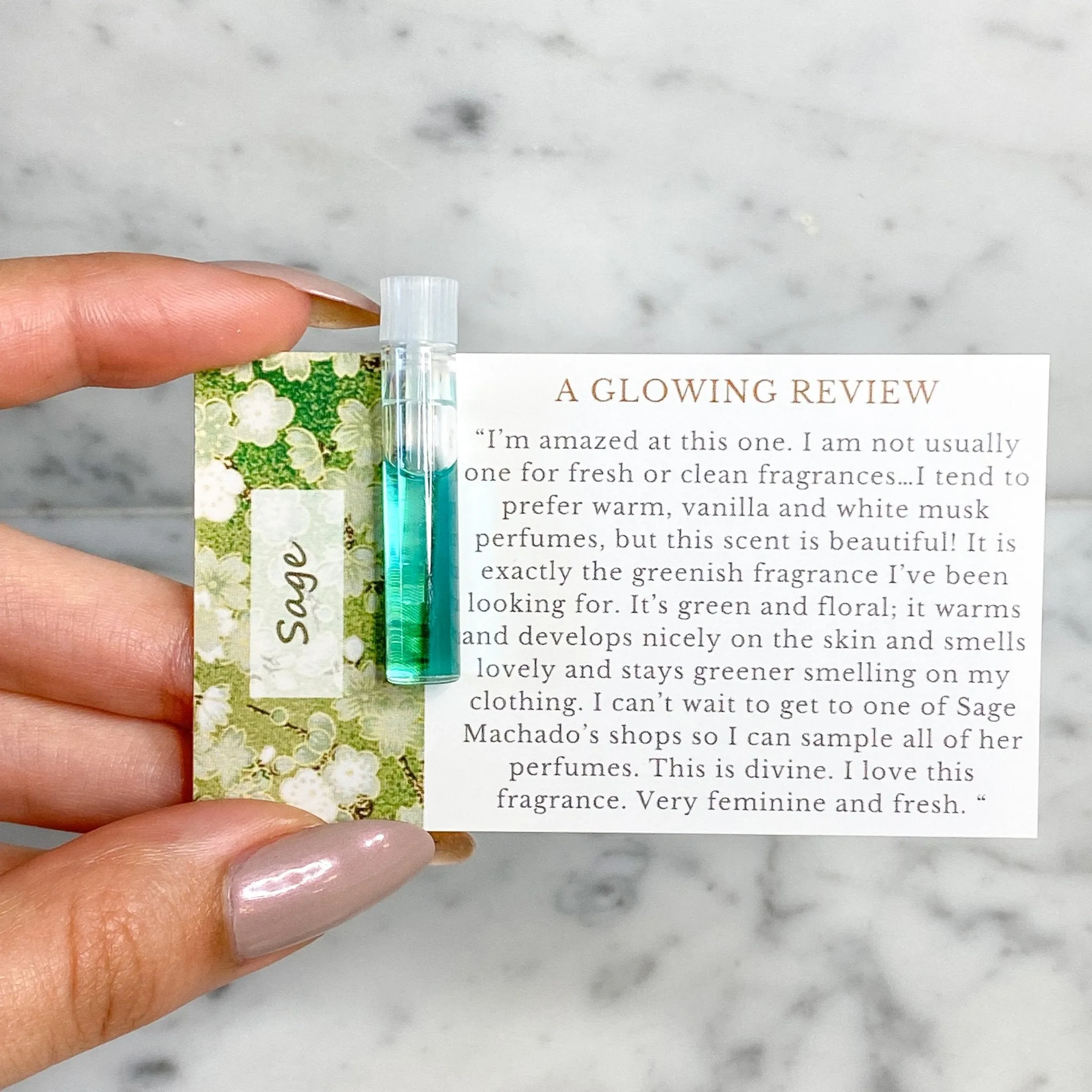 Fresh Perfume Oil Concentrate Sample Vial Set by Sage