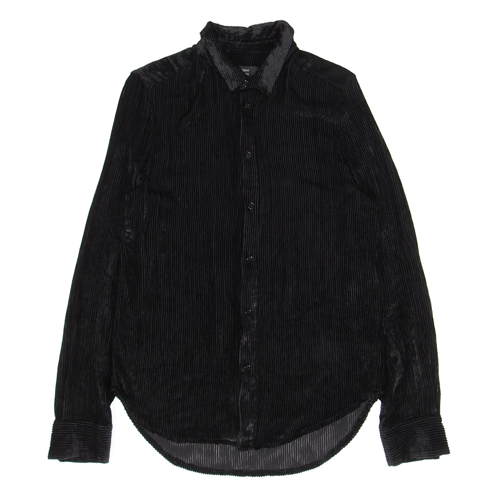 Garcons Infidles Silk/Cotton Corduroy Shirt Size Small