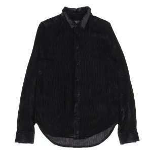 Garcons Infidles Silk/Cotton Corduroy Shirt Size Small