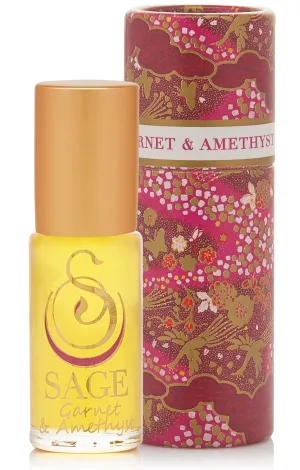 Garnet & Amethyst Blend 1/8 oz Perfume Oil Concentrate Roll-On by Sage