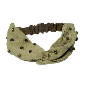 Gemstone Collection Peridot Twist Headwrap