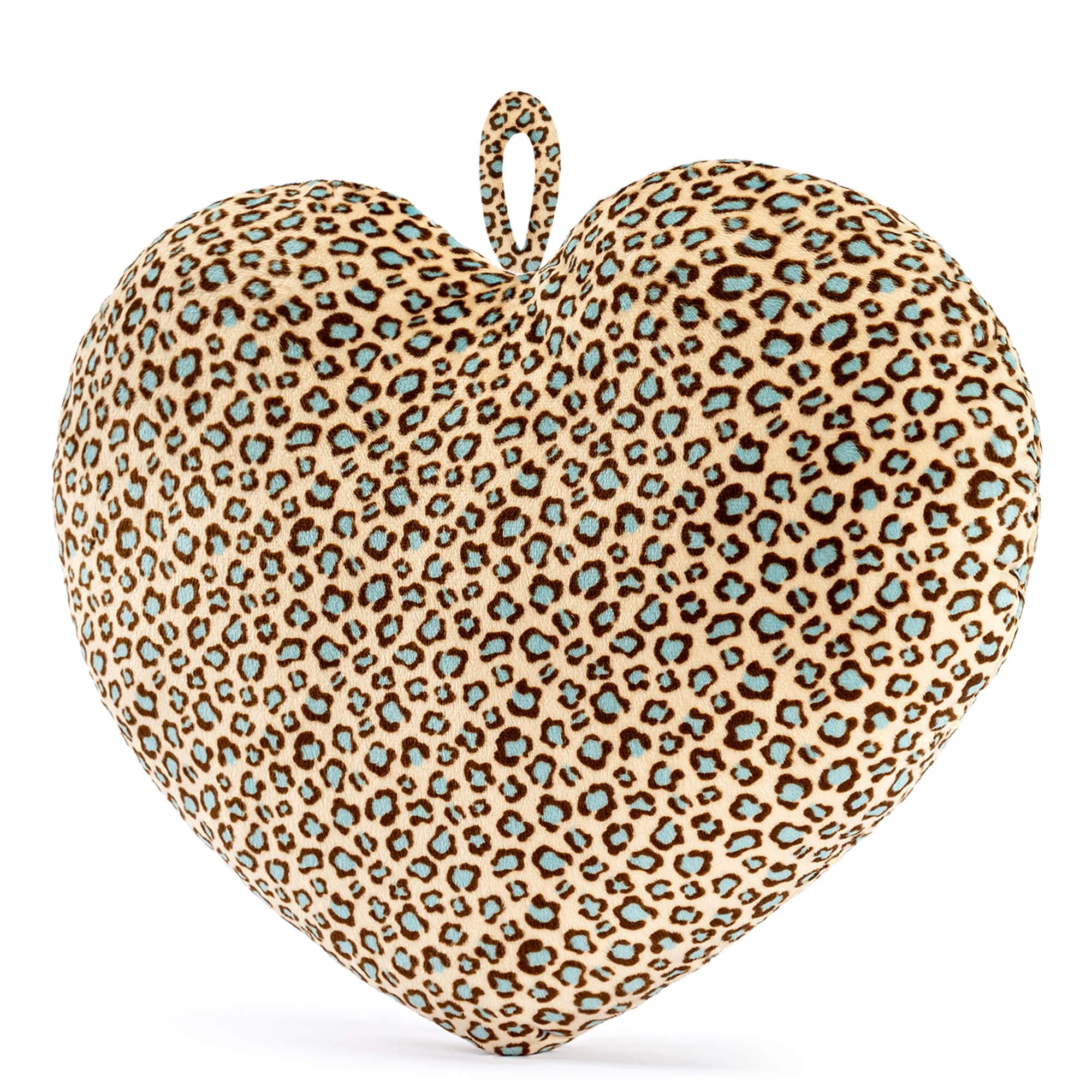 Gloveleya 17-inch Plush Fashion Pillow Toy Leopard Pattern Printed Brown
