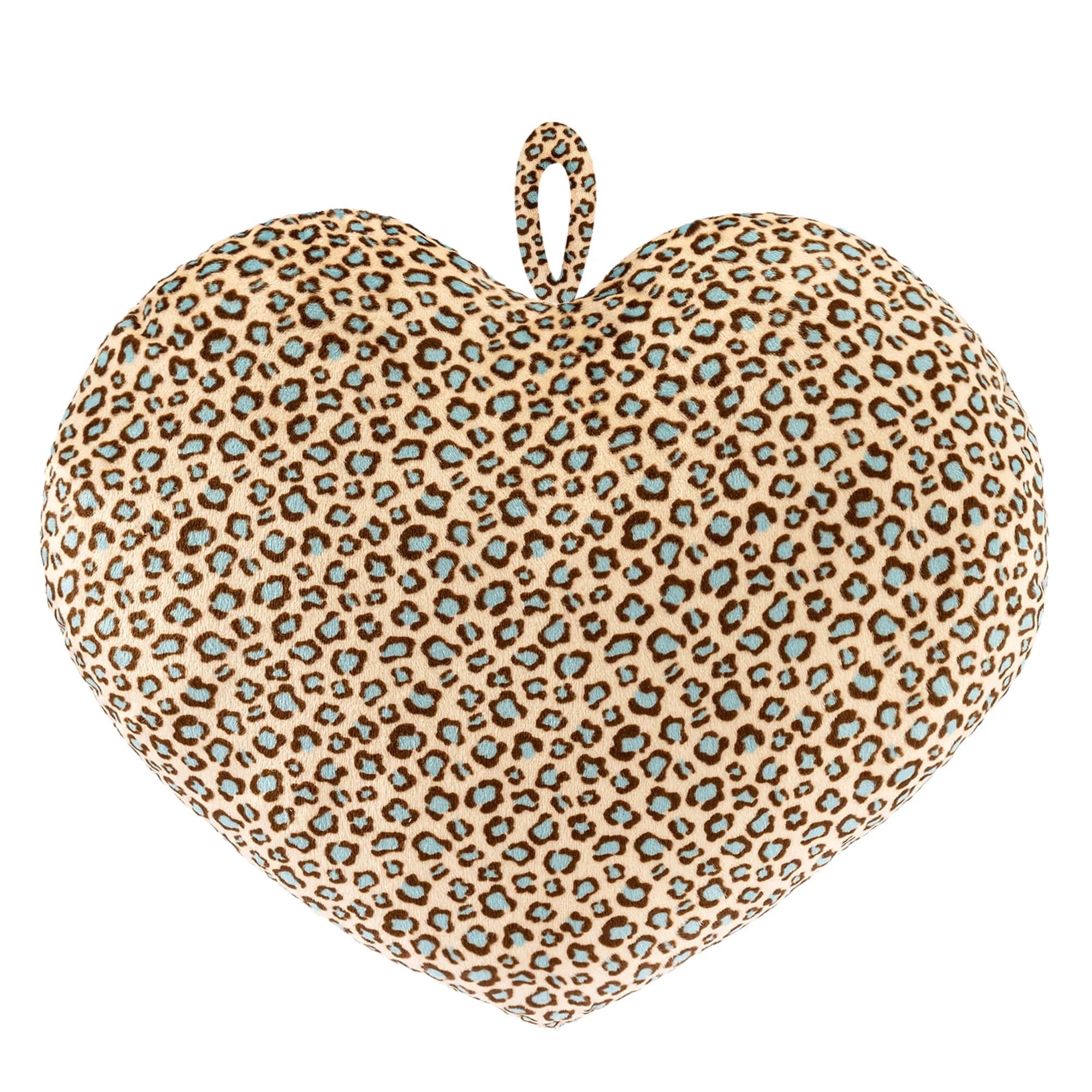 Gloveleya 17-inch Plush Fashion Pillow Toy Leopard Pattern Printed Brown