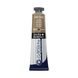 GOUACHE – Daler Rowney – AQUAFINE – 15ml Tube - 								GOLD (IMIT)