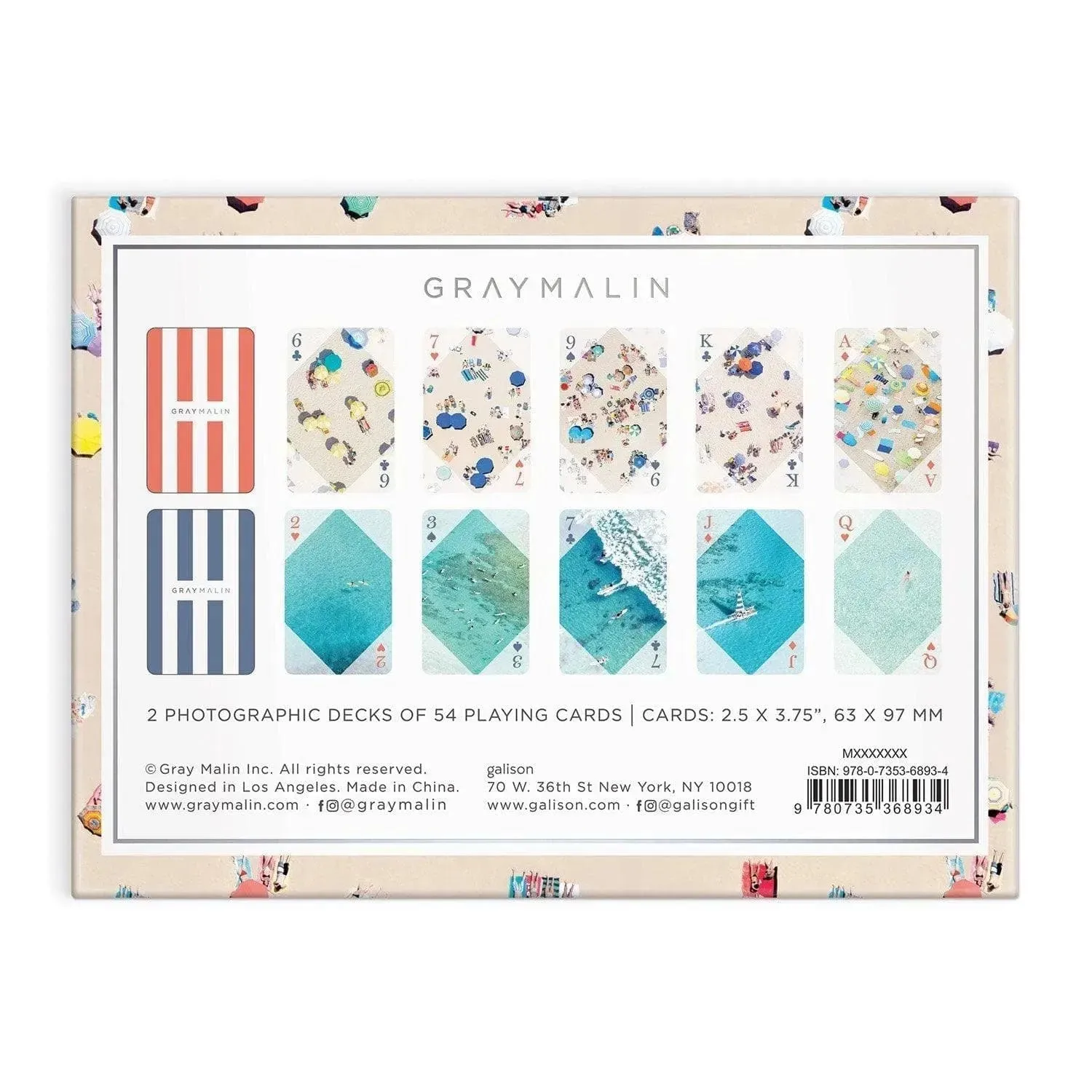 Gray Malin The Beach Playing Card Set