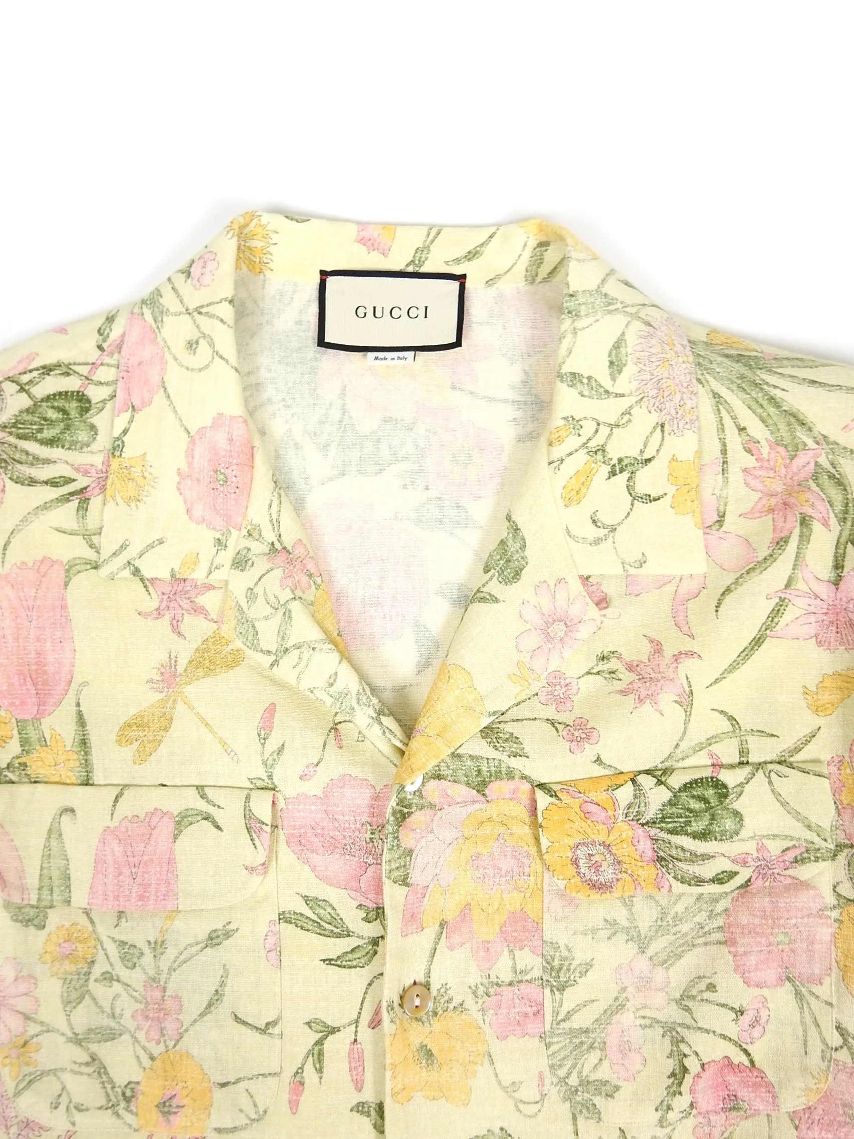 Gucci Oversized Floral Button Up Shirt Size 48