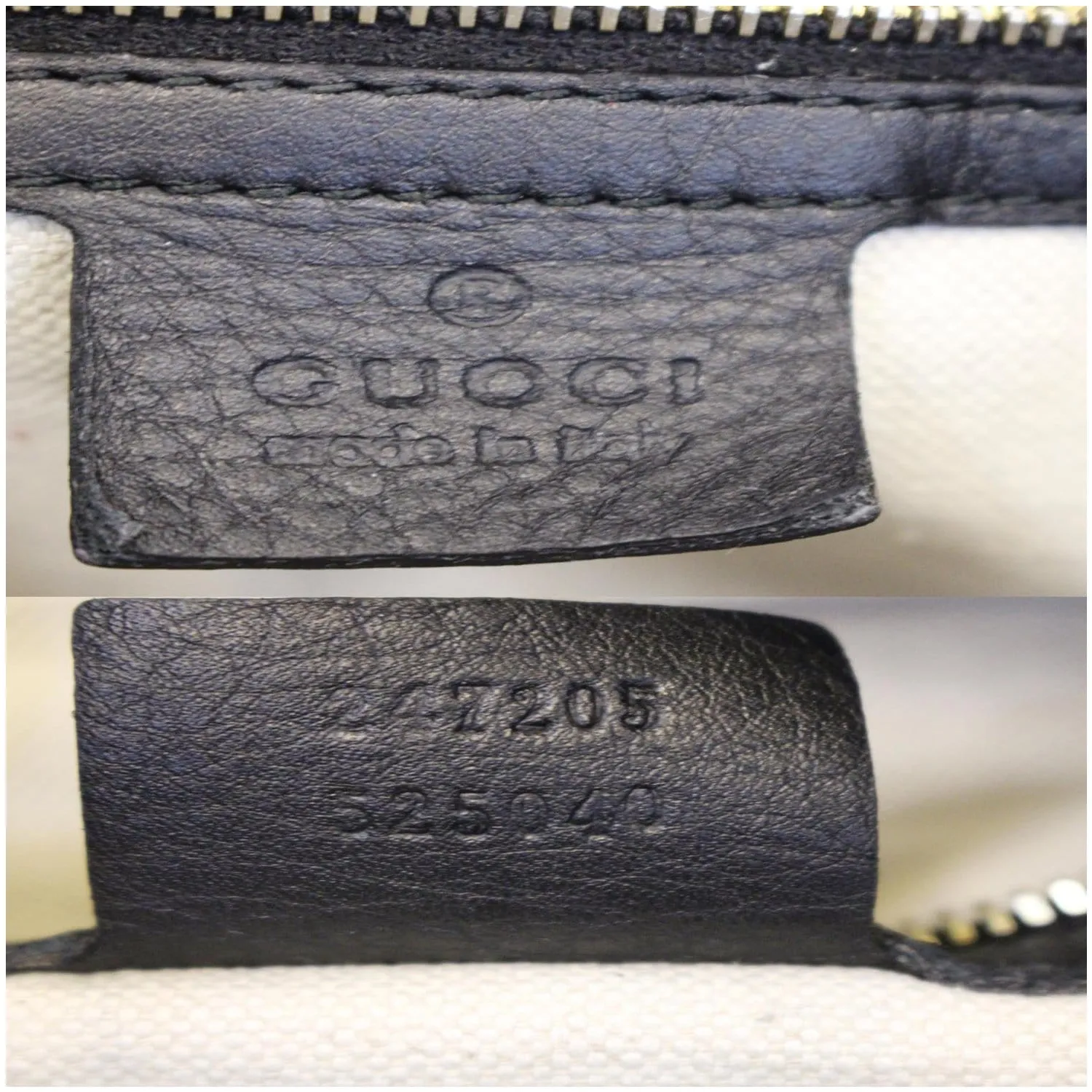 GUCCI Vintage Web Medium Boston Bag Black 247205
