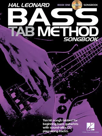 Hal Leonard Bass Tab Method Songbook 1 (Book/CD Pack)