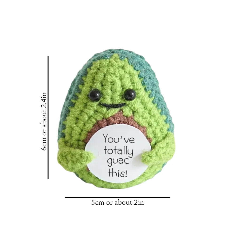 Hand-Knitted Motivational Toy