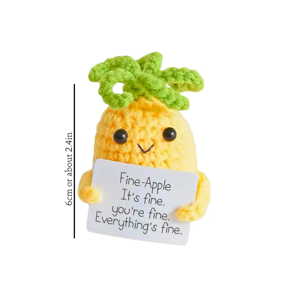 Hand-Knitted Motivational Toy