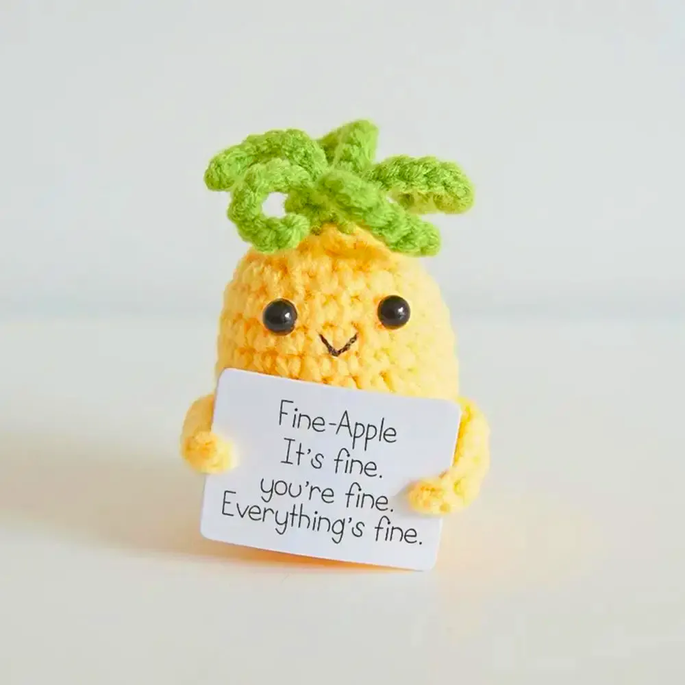 Hand-Knitted Motivational Toy