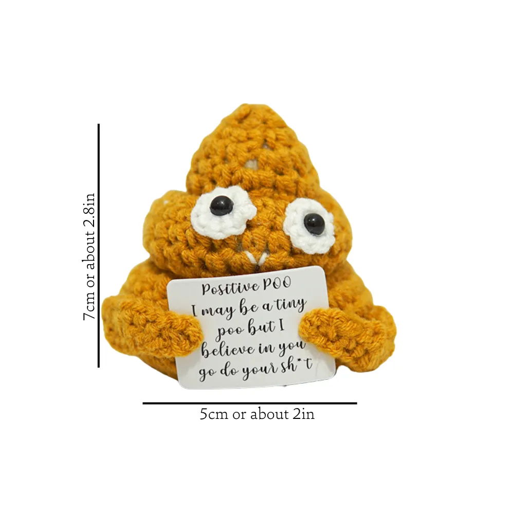 Hand-Knitted Motivational Toy