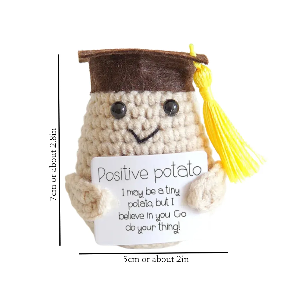 Hand-Knitted Motivational Toy