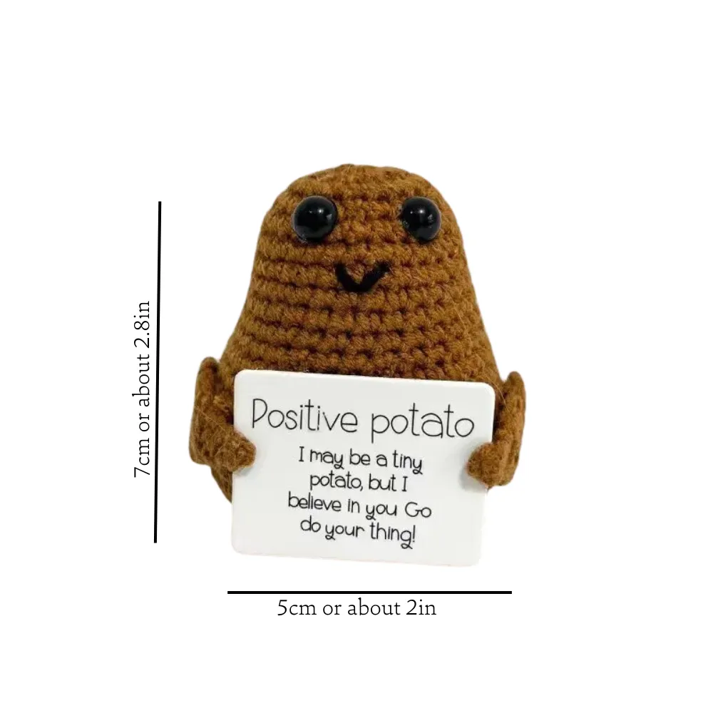 Hand-Knitted Motivational Toy