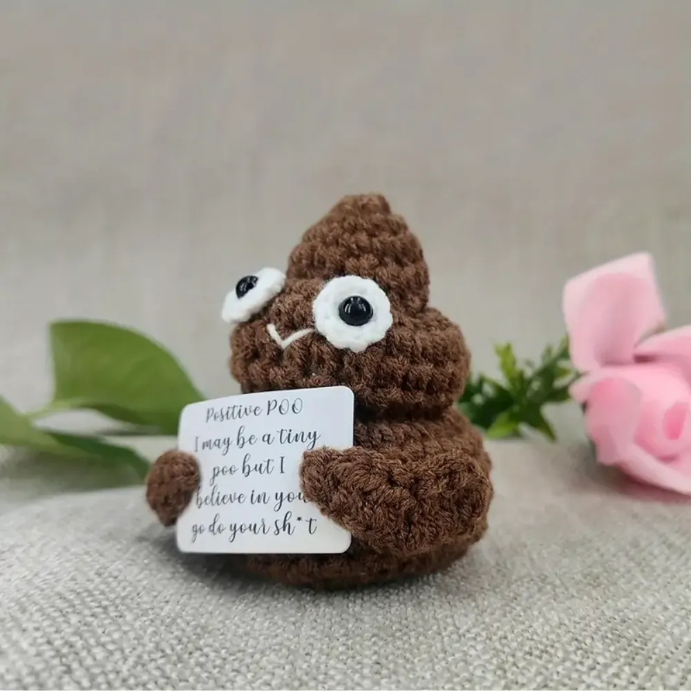 Hand-Knitted Motivational Toy