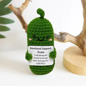 Hand-Knitted Motivational Toy