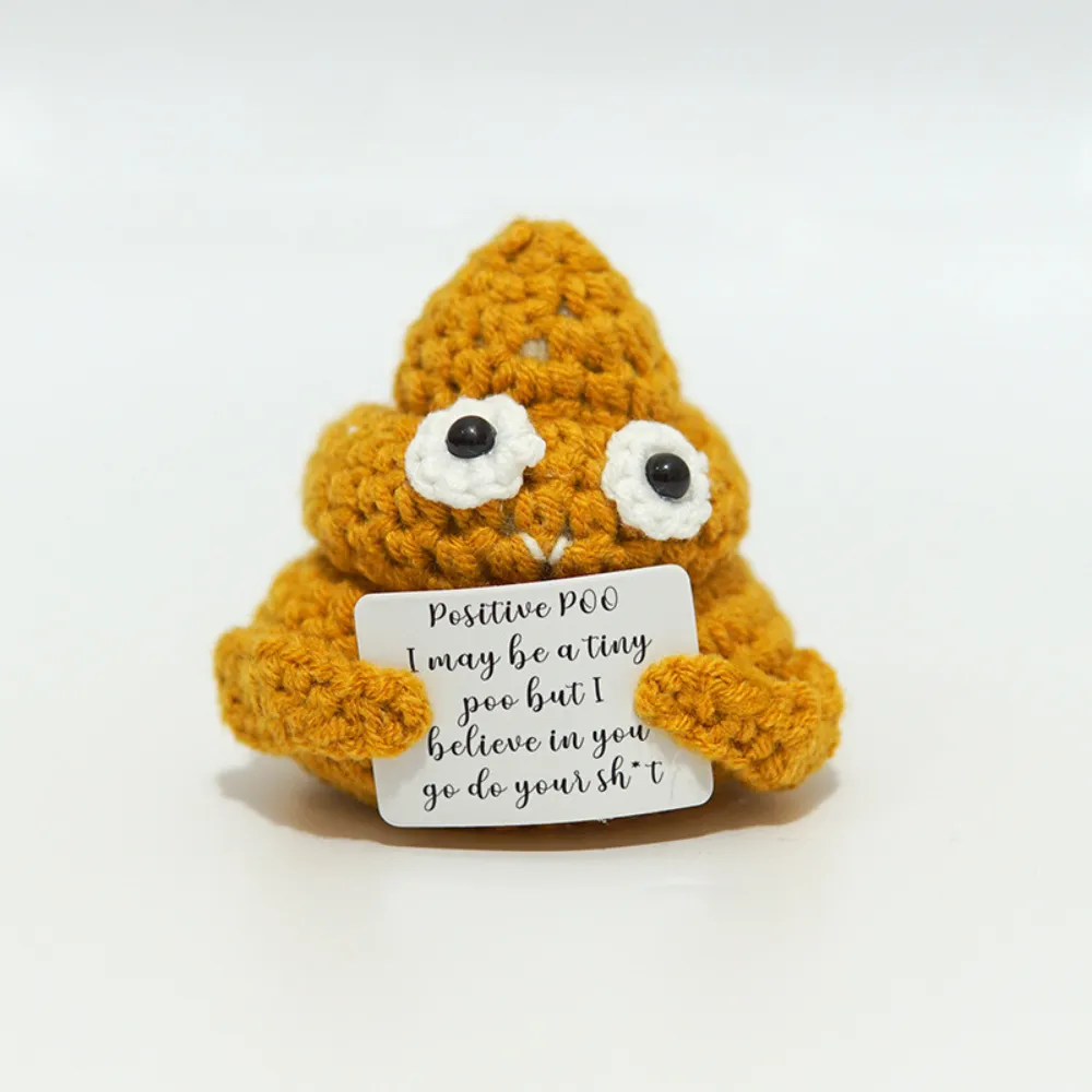 Hand-Knitted Motivational Toy