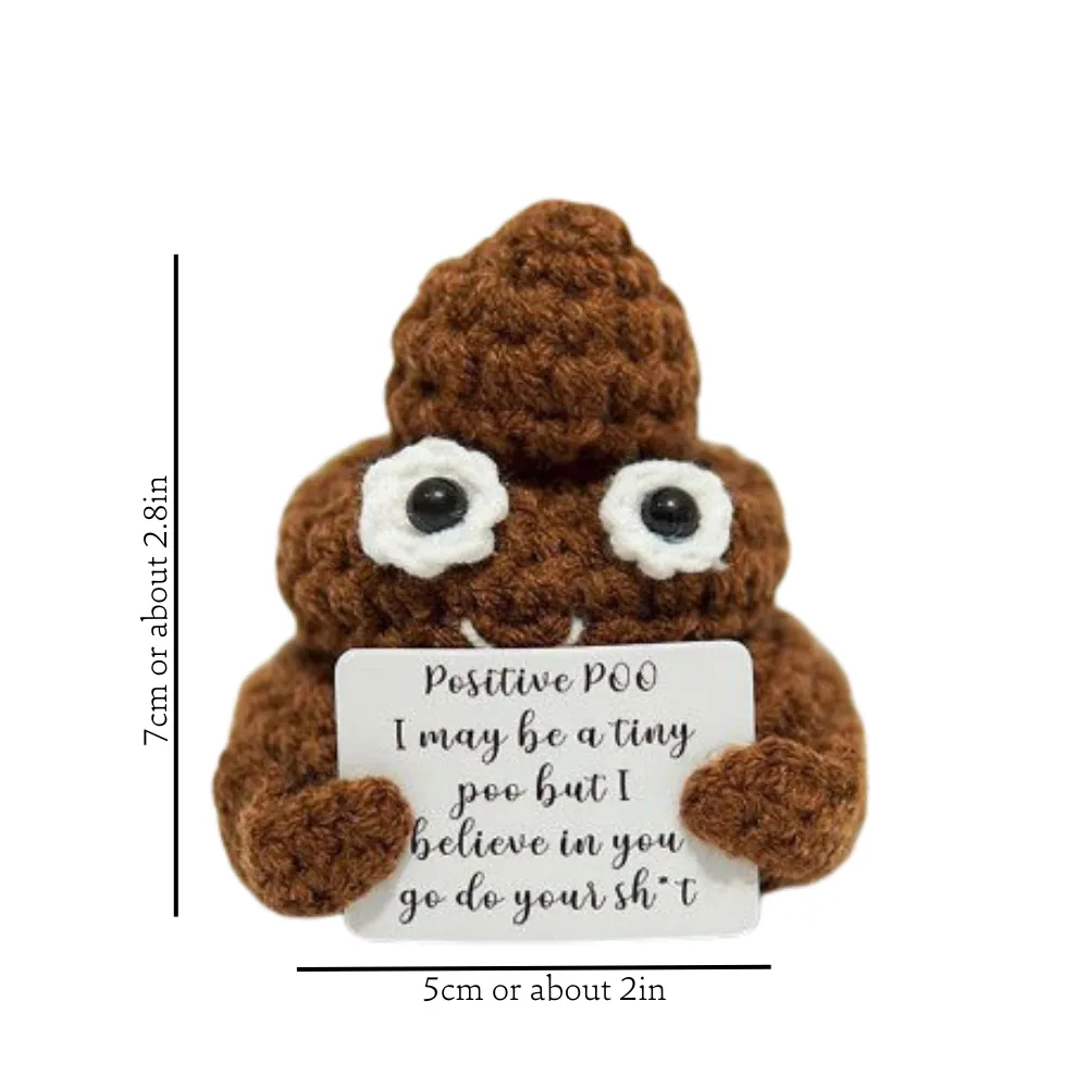 Hand-Knitted Motivational Toy