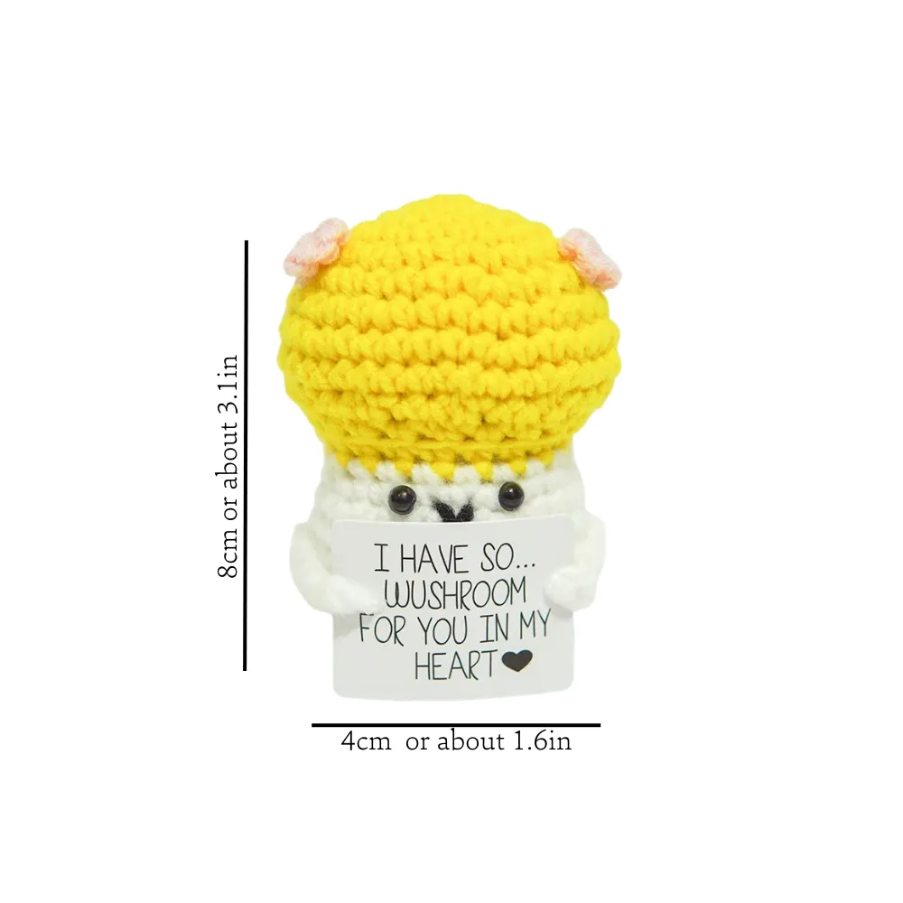 Hand-Knitted Motivational Toy