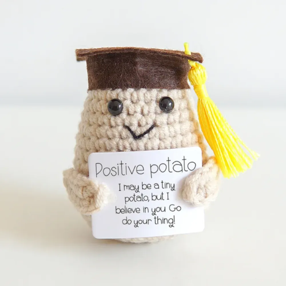Hand-Knitted Motivational Toy