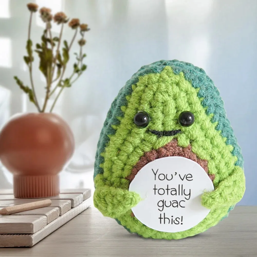 Hand-Knitted Motivational Toy