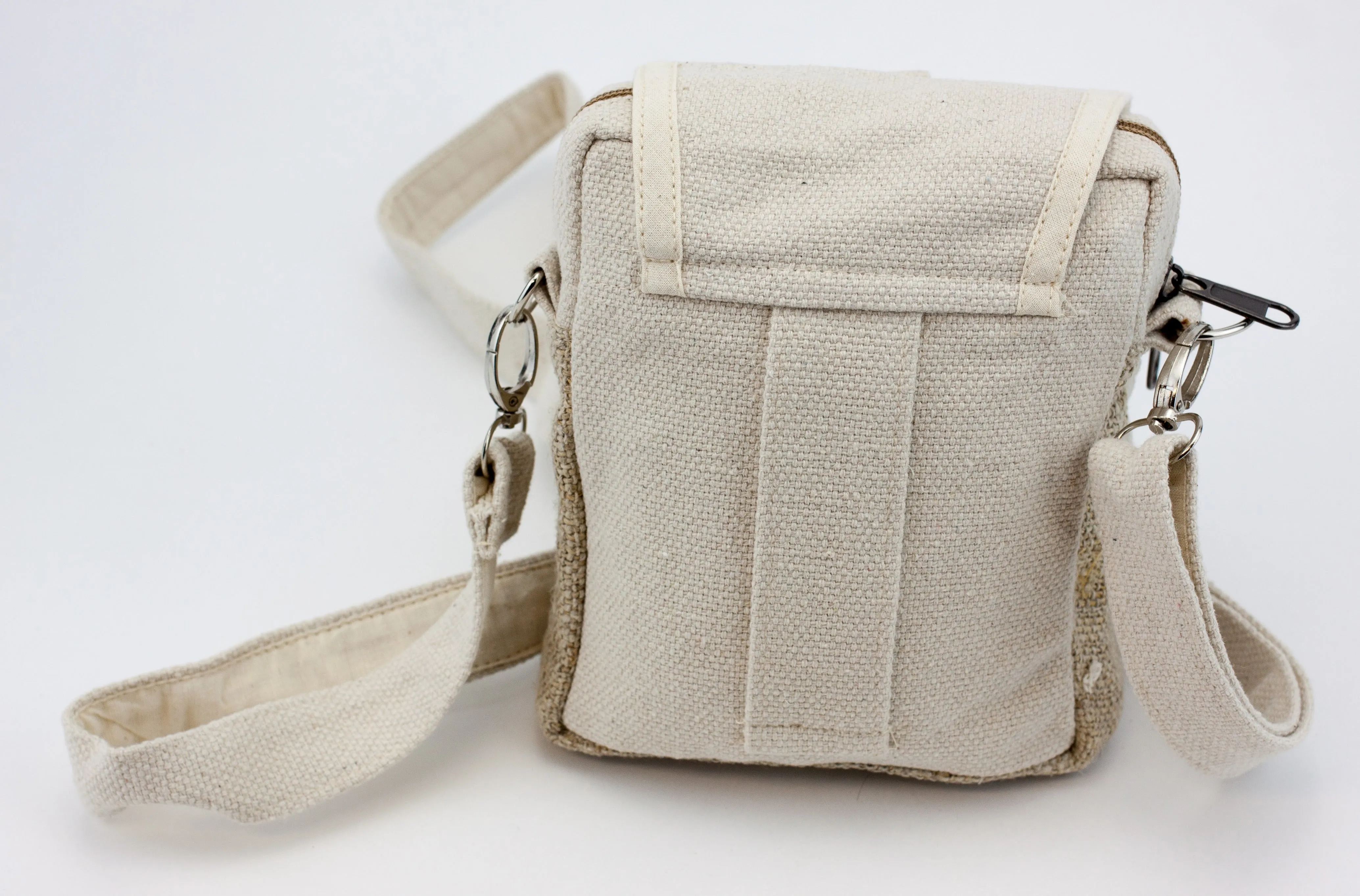 Handmade Hemp/Cotton Mix Cross Carry Bag - HMPHBCC2