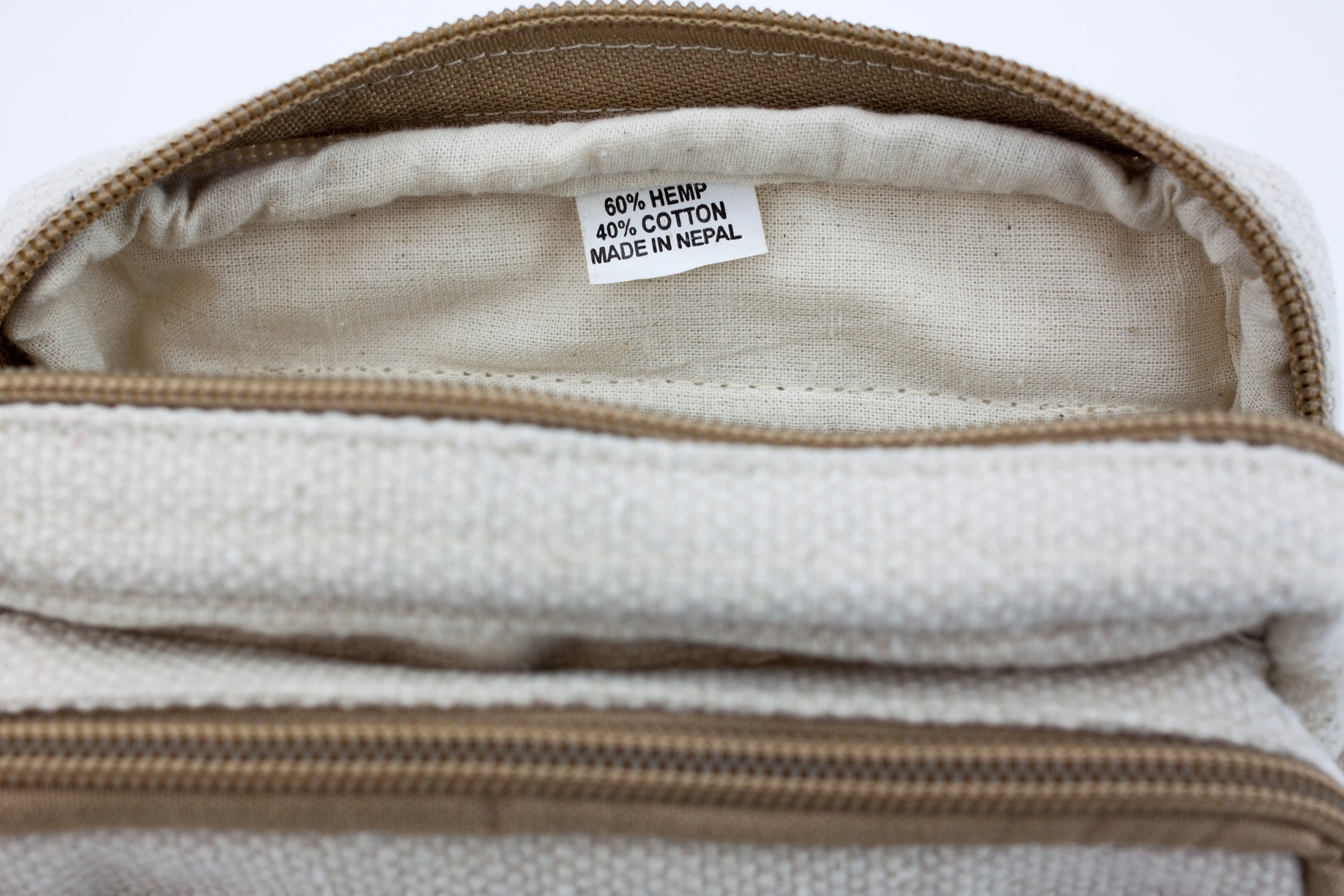 Handmade Hemp/Cotton Mix Cross Carry Bag - HMPHBCC2