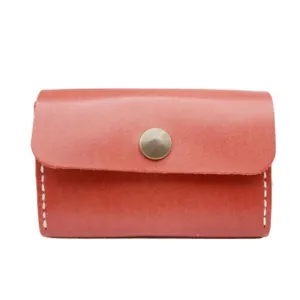 HANDMADE LEATHER CUTE Accordion Women Card Change Holder Pouch PERSONALIZED MONOGRAMMED GIFT CUSTOM Coin Wallet Holder