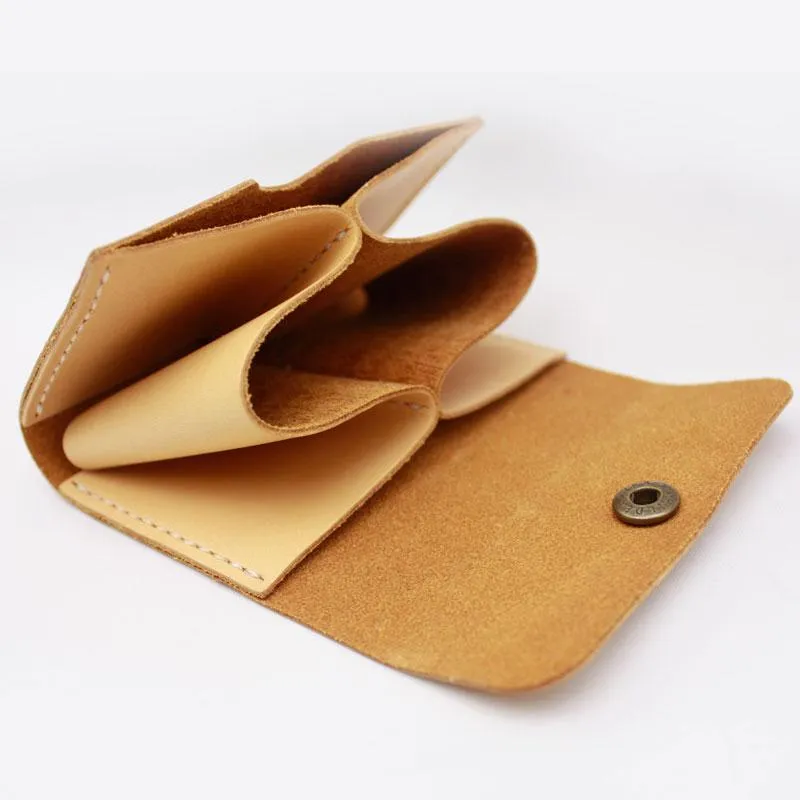 HANDMADE LEATHER CUTE Accordion Women Card Change Holder Pouch PERSONALIZED MONOGRAMMED GIFT CUSTOM Coin Wallet Holder