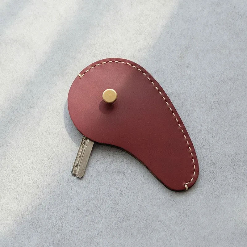 Handmade Leather Cute Keyring Key Holder Women Personalized Monogrammed Gift Custom Wallet Women Keyring Key Holder
