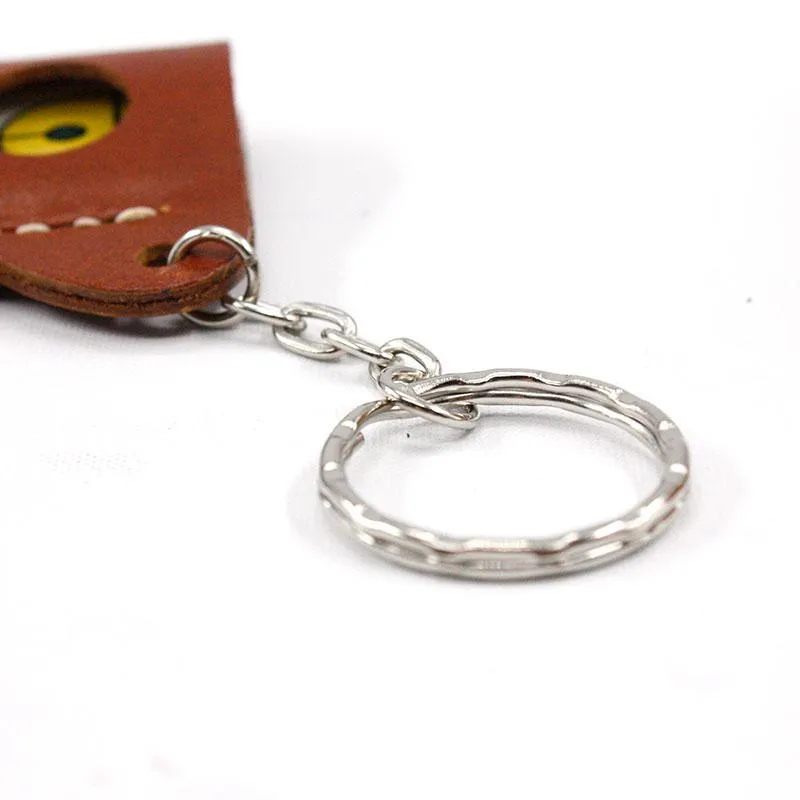 HANDMADE LEATHER CUTE Women Cat CARD Holder Keychain PERSONALIZED MONOGRAMMED GIFT CUSTOM Wallet Card Holder keyring