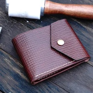 Handmade Men Bi Fold Leather Card Wallet
