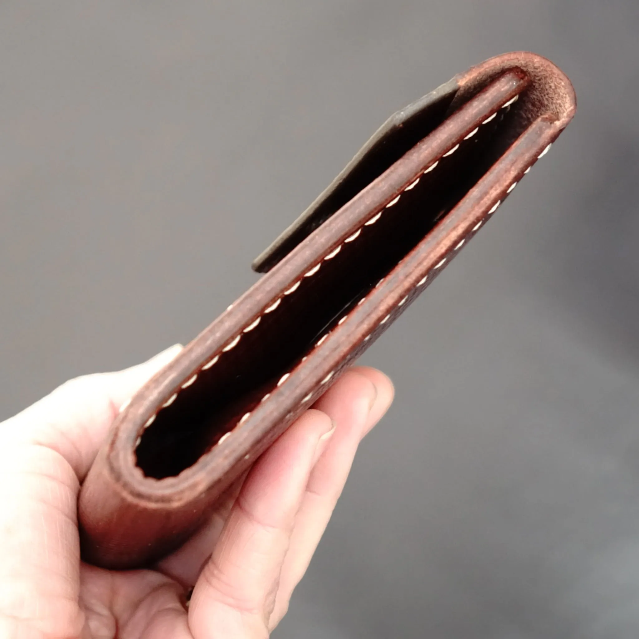 Handmade Men Bi Fold Leather Card Wallet