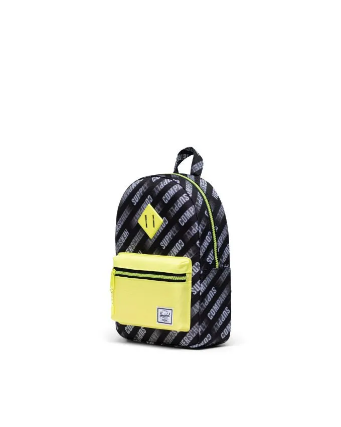 Heritage Youth Backpack- Montion Black/Highlight