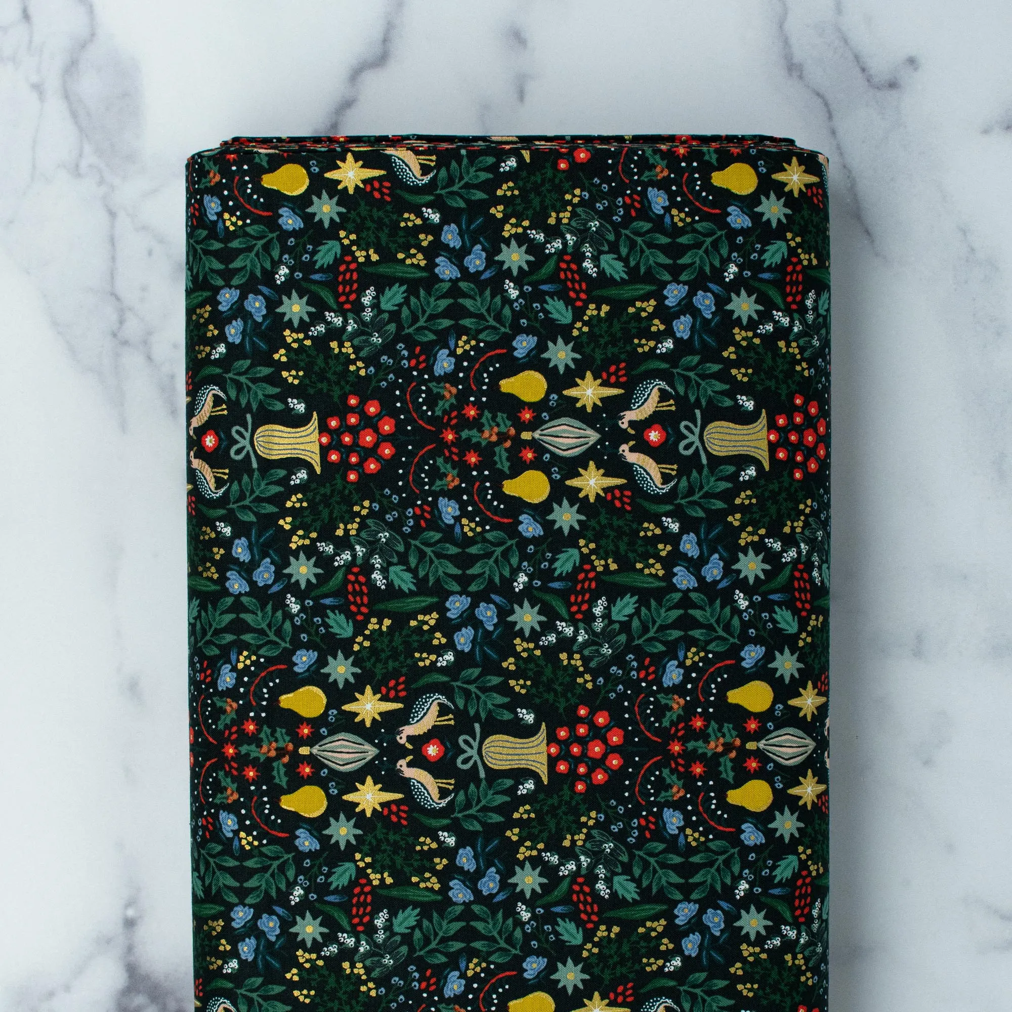 Holiday Classics by Rifle Paper Co. - Partridge - Evergreen Metallic