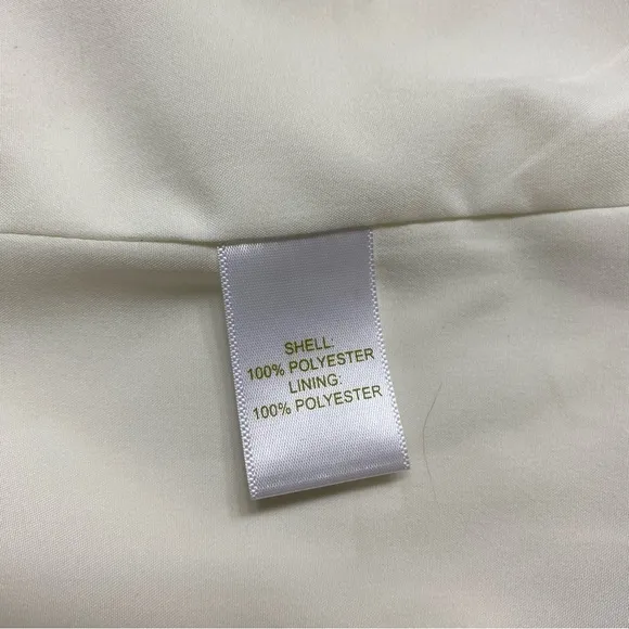 House of Harlow Sleeveless Blazer Vest Ivory Medium