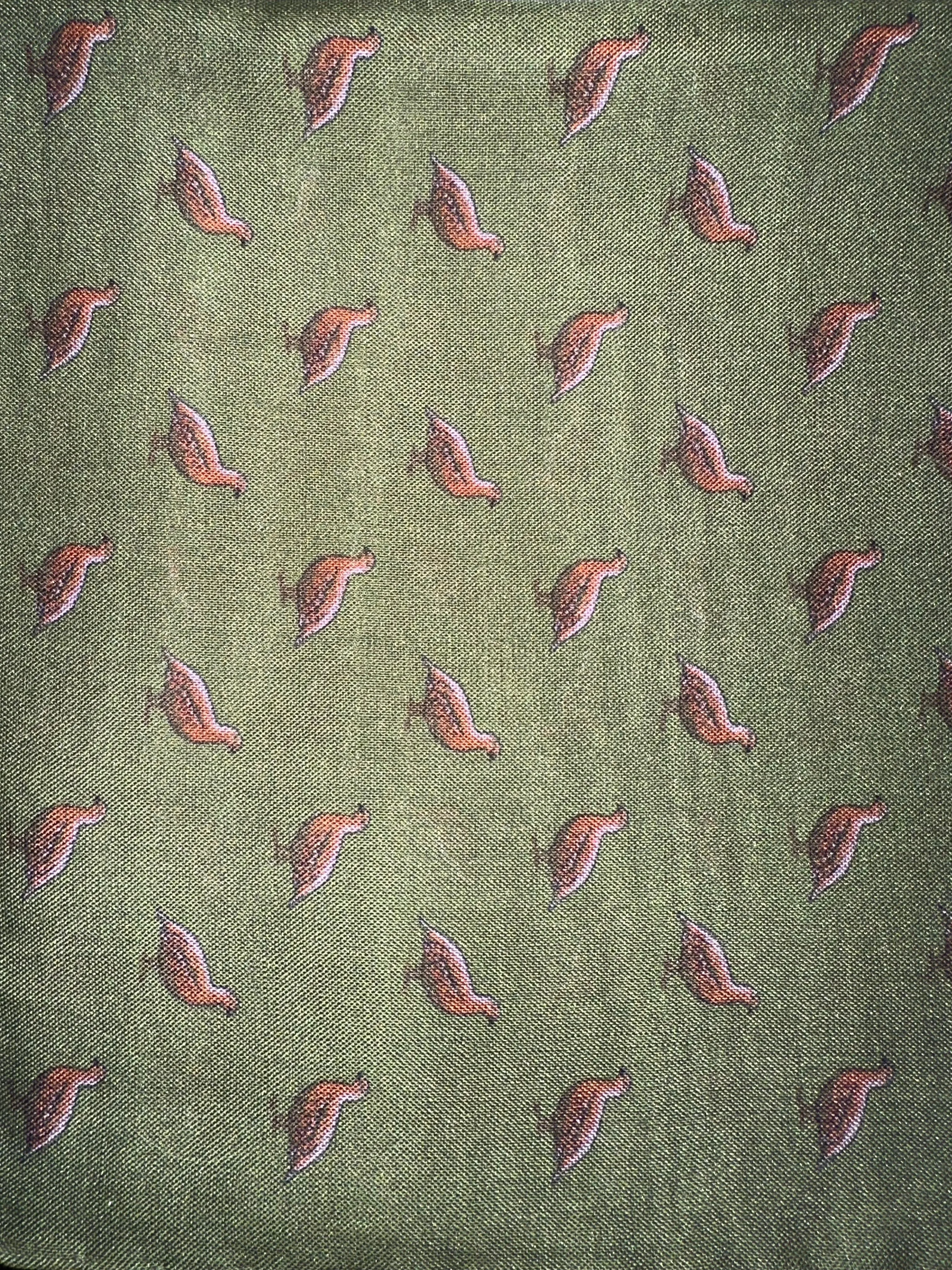 Howard Green Pocket Square