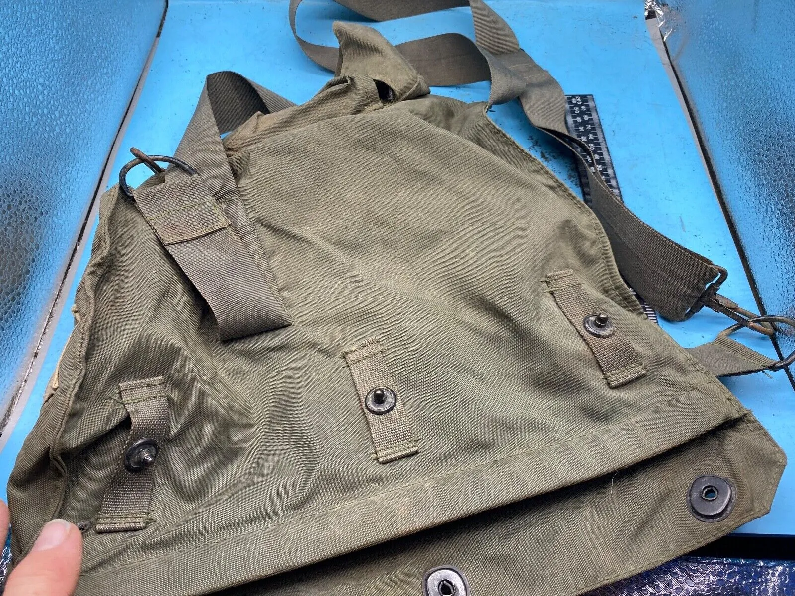 Interesting Iraqi Style Empty Gas Mask Bag with Shoulder Strap