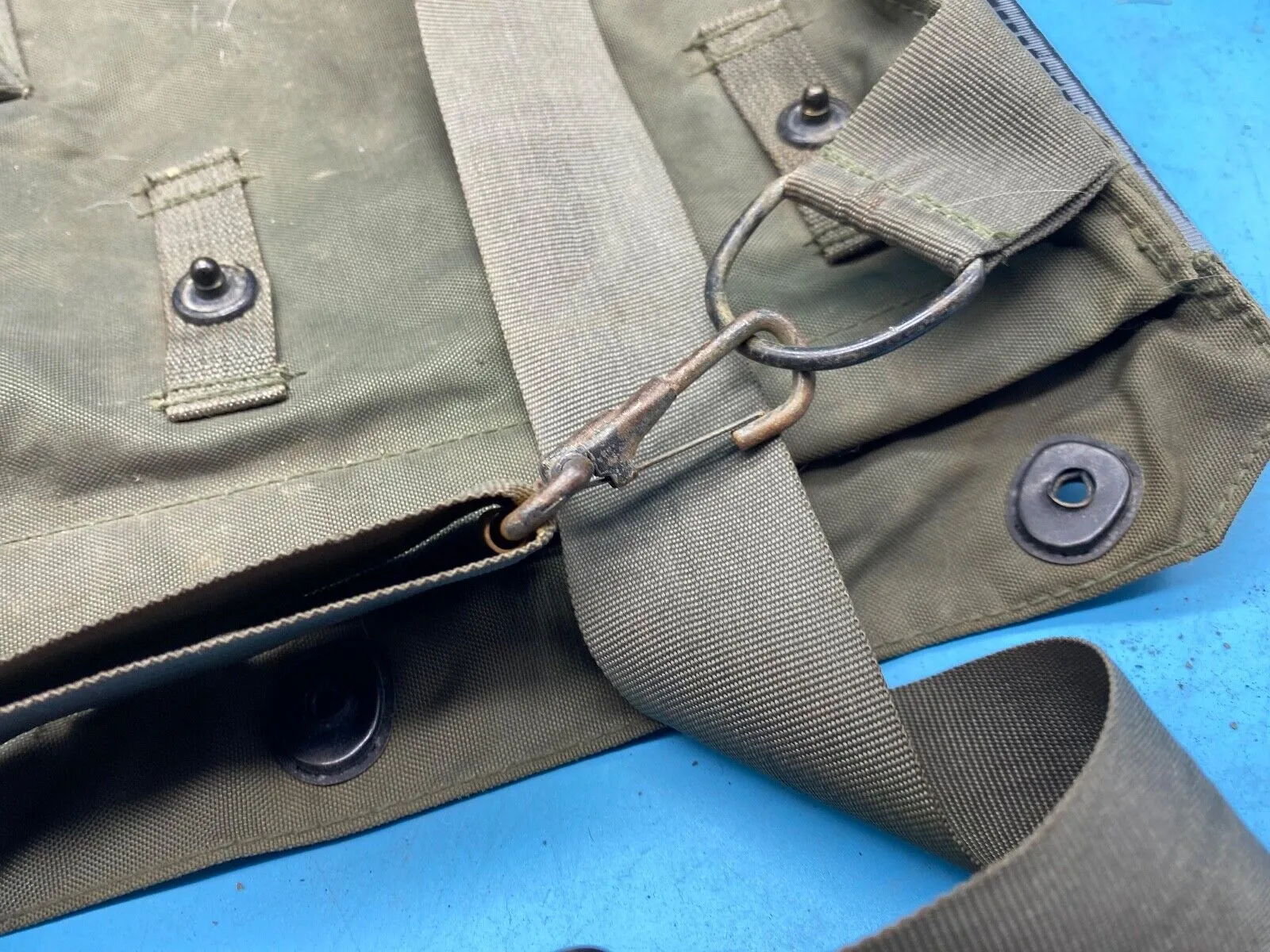 Interesting Iraqi Style Empty Gas Mask Bag with Shoulder Strap