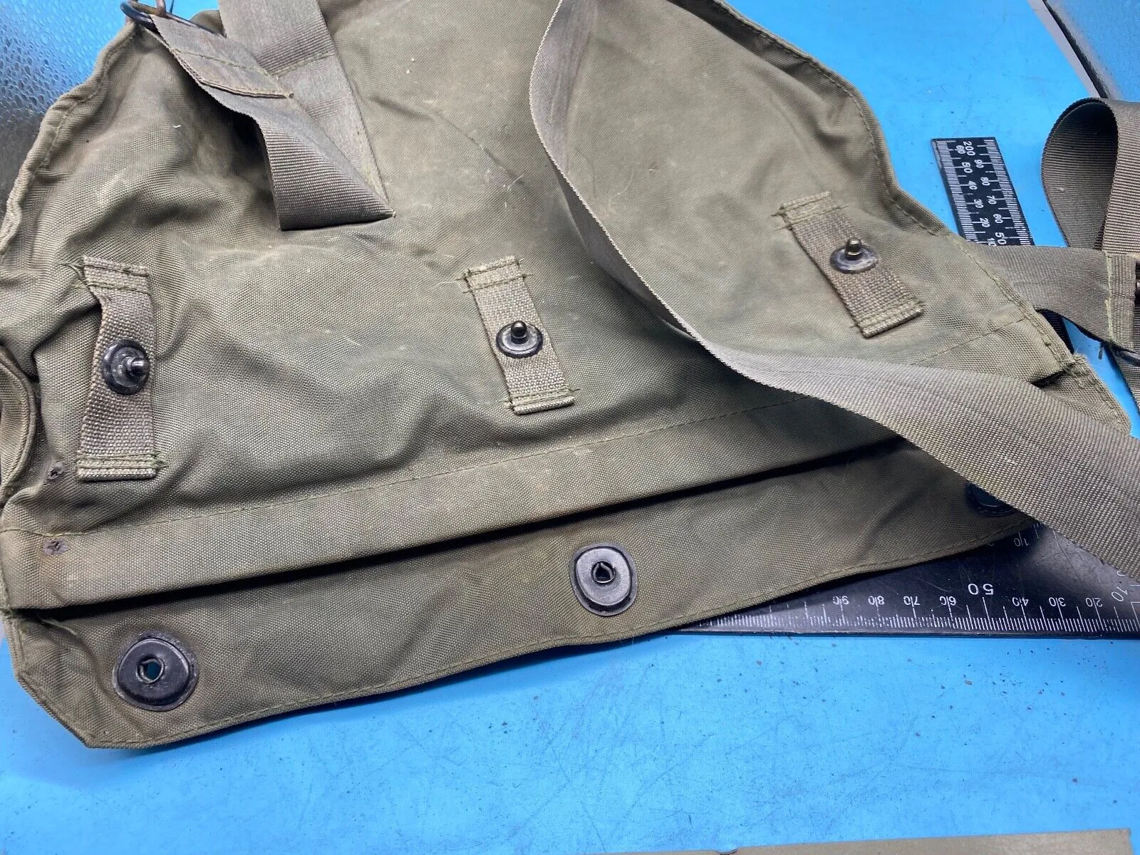 Interesting Iraqi Style Empty Gas Mask Bag with Shoulder Strap