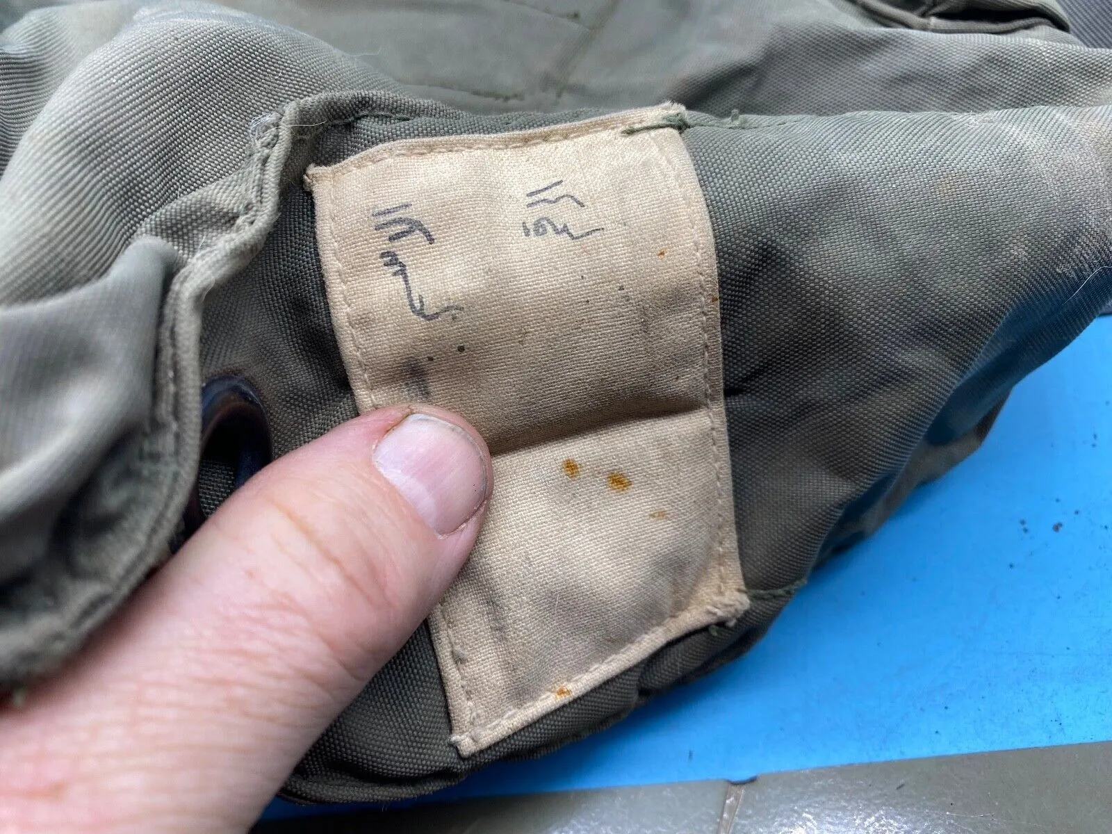 Interesting Iraqi Style Empty Gas Mask Bag with Shoulder Strap